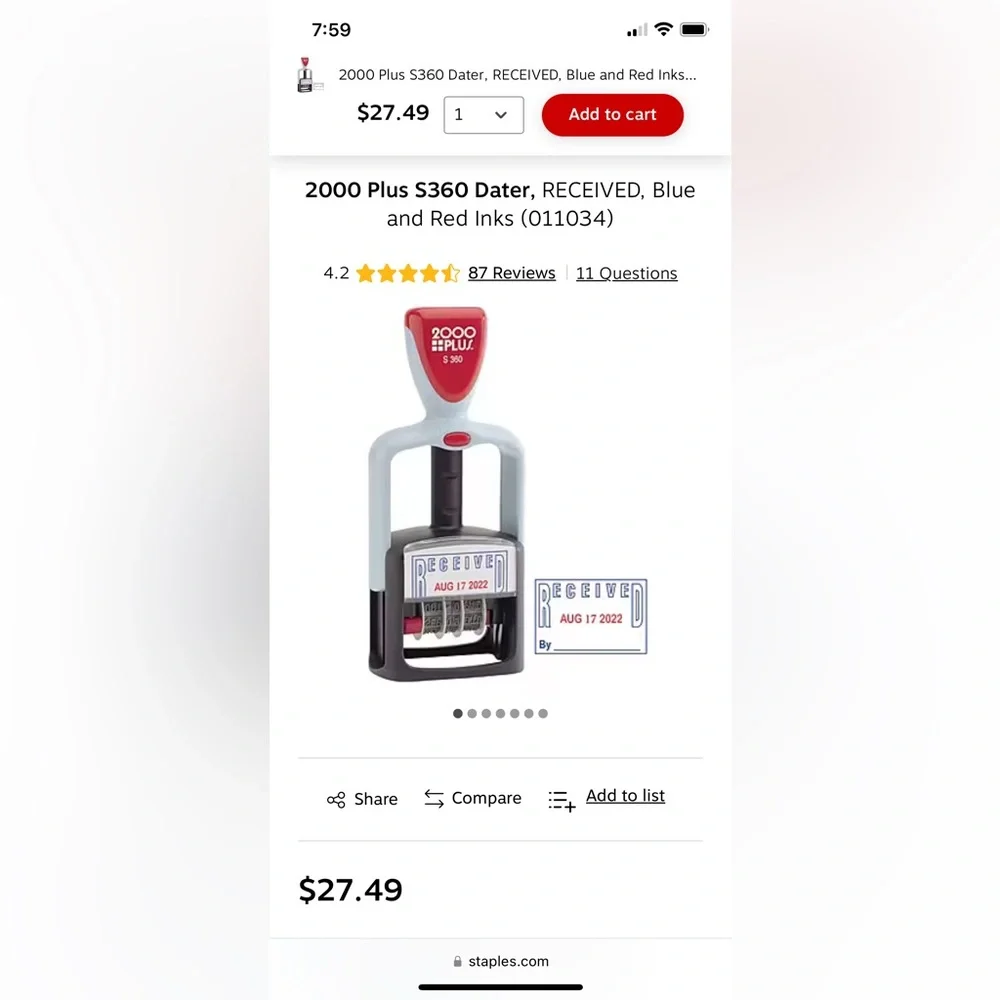 Date and message stamp - brand new